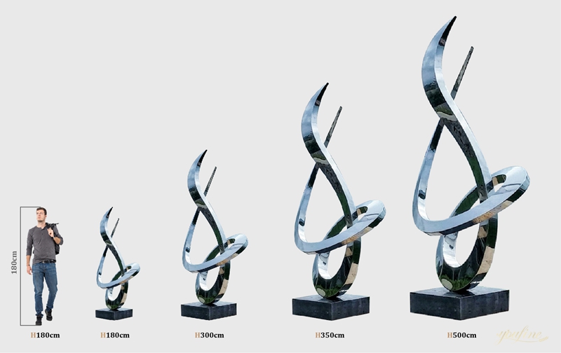youfine stainless steel sculpture for sale