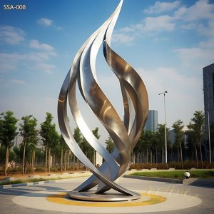 Commission Stainless Steel Pinnacle Sculpture for Park