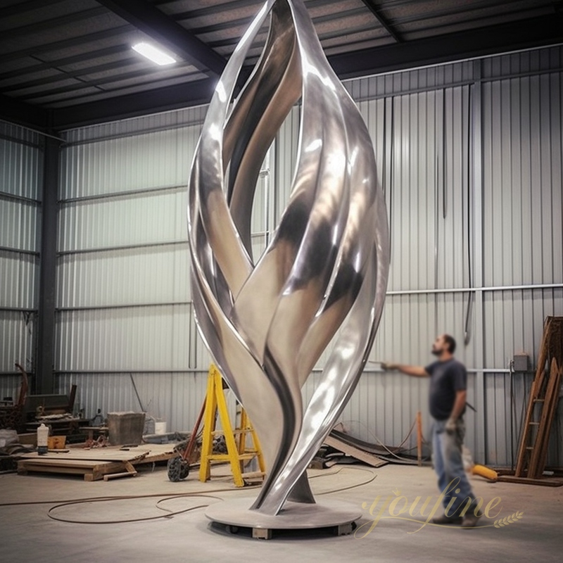 Commission Stainless Steel Pinnacle Sculpture for Park