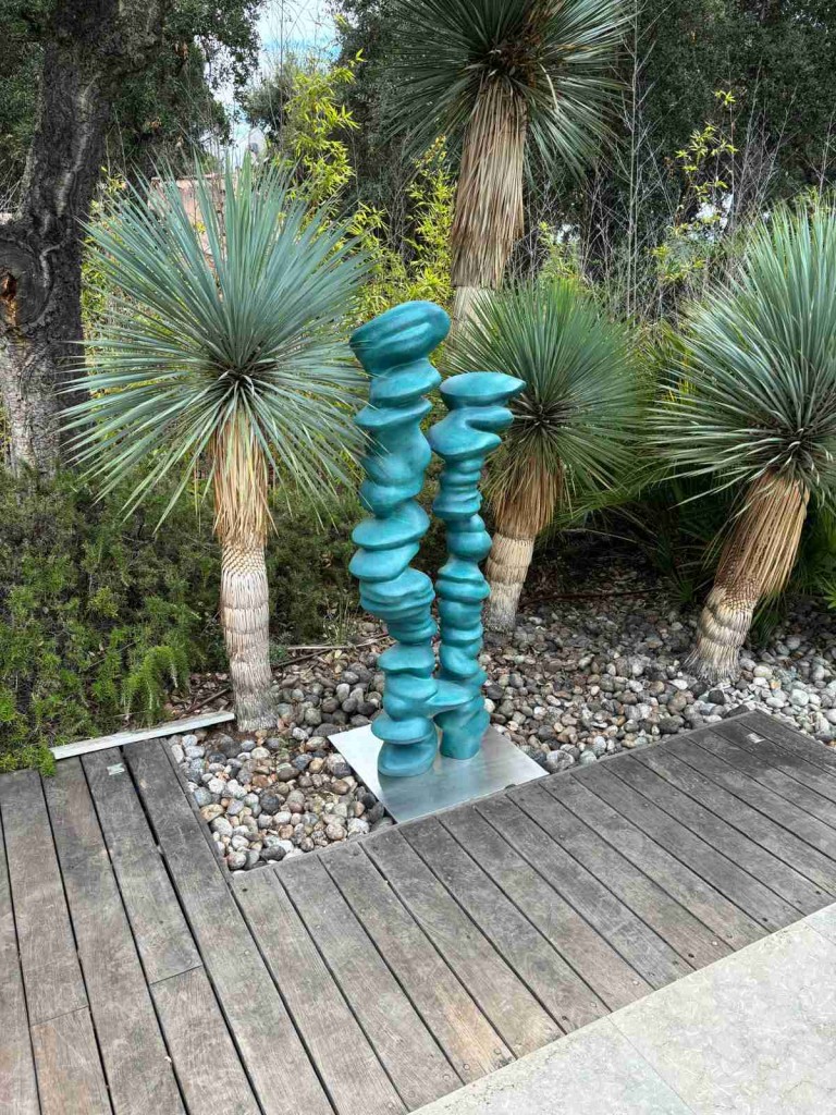 bule modern sculpture Feedback from a French Client on a Steel Garden Sculpture