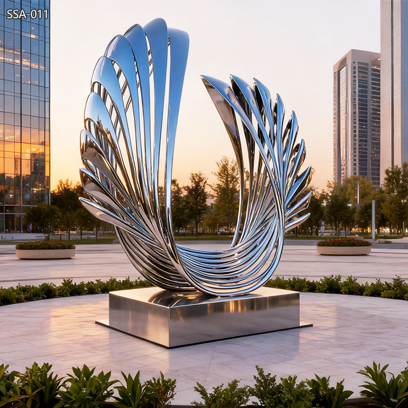 Large Seashell Design Modern Abstract Sculpture for Park SSA-011 Large Seashell Design Modern Abstract Sculpture for Park SSA-011