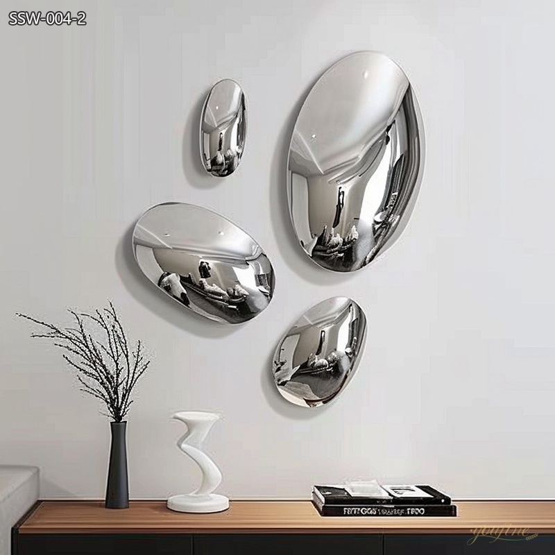 Mirrored Metal Wall Sculpture Art Decor Supplier - Metal Wall Mounted Sculpture - 1