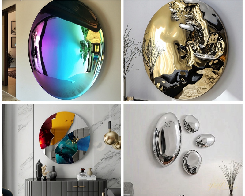 Colorful Modern Home Metal Wall Sculpture for Sale - Metal Wall Mounted Sculpture - 4