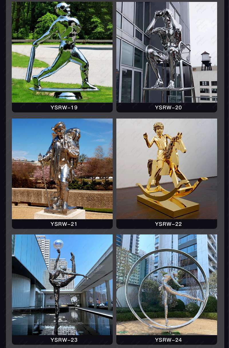 Stainless Steel Modern Pinocchio Sculpture Customization - Stainless Steel Figure Statue - 6