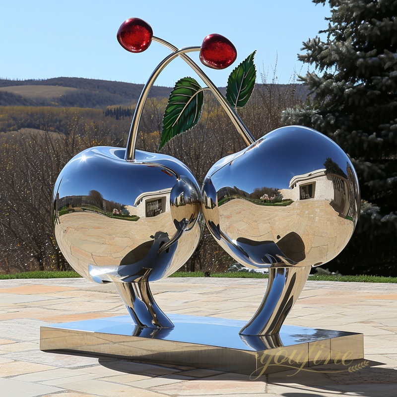 Modern Metal Large Cherry Tree Sculpture Factory Supplier