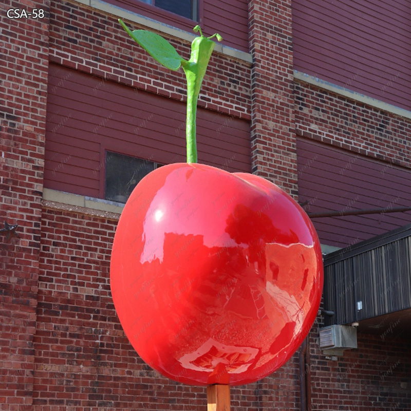 Modern Metal Outdoor Cherry Sculpture Supplier