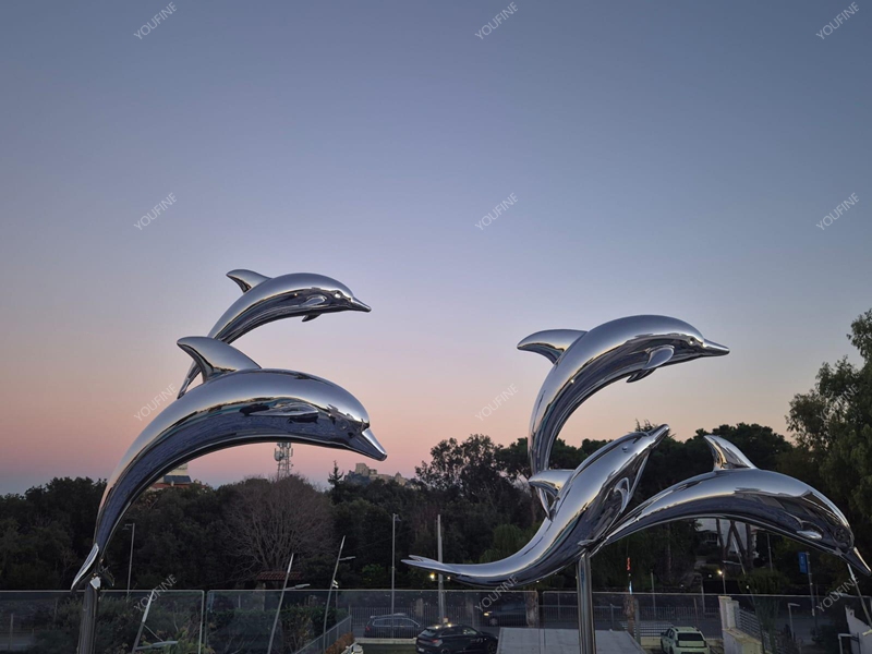 stainless steel dolphin statues feedback 