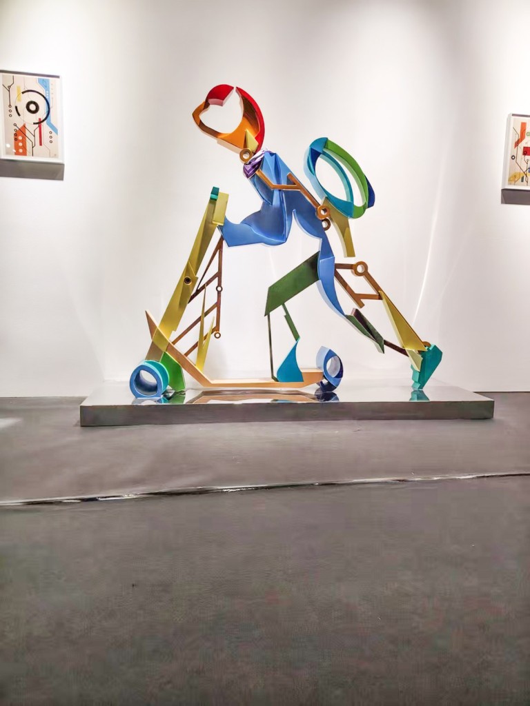 color sculpture feedback - Colorful scooter sculpture