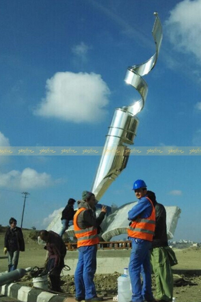 large stainless steel feedback