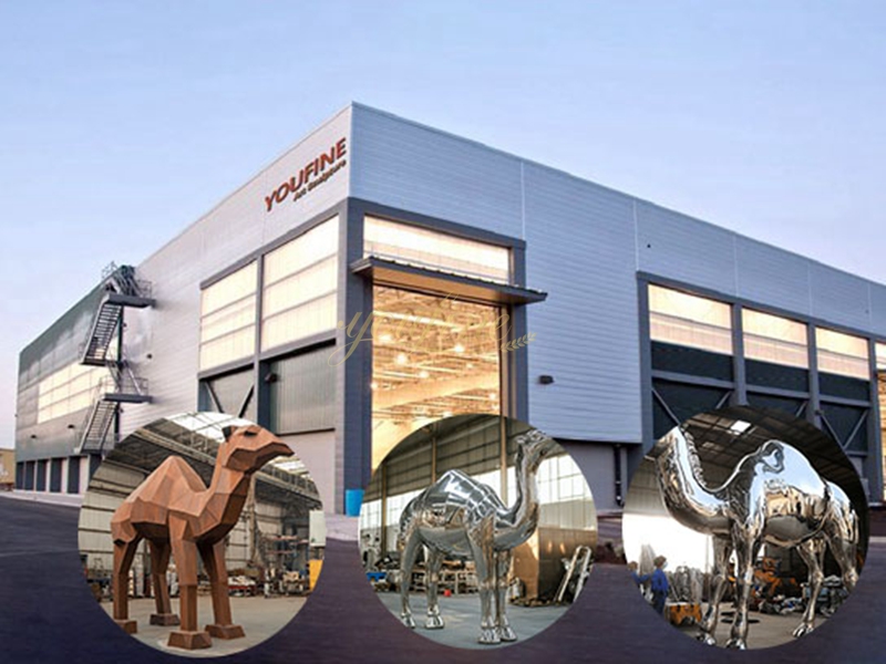 camel sculpture in youfine factory