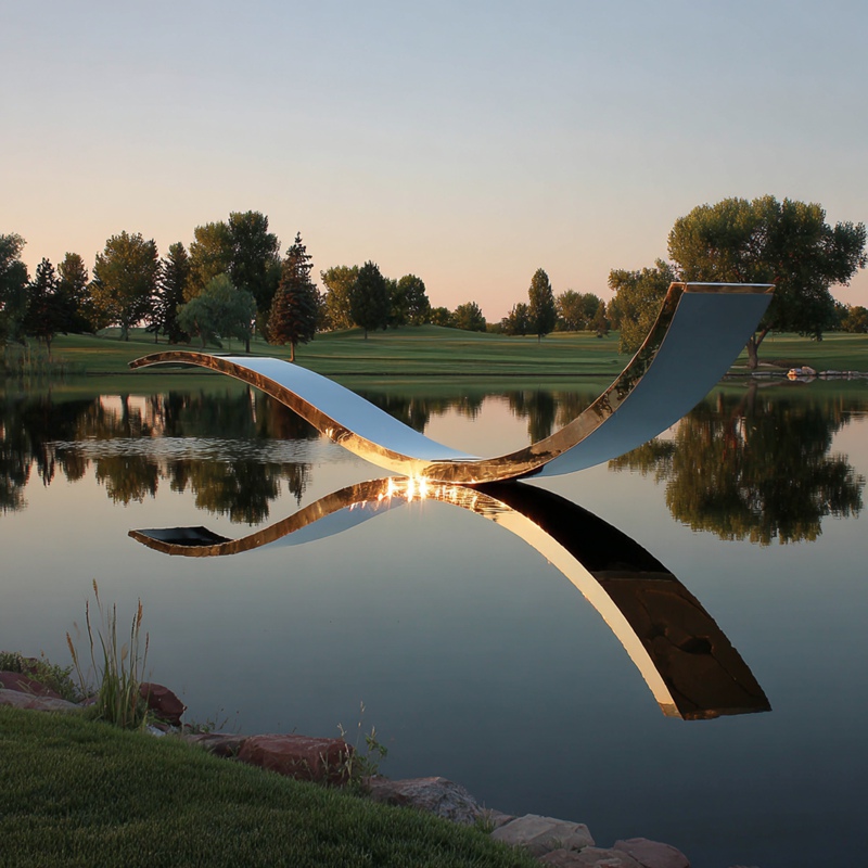 stainless steel sculpture
