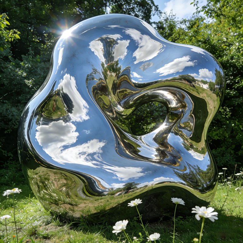 stainless steel sculpture