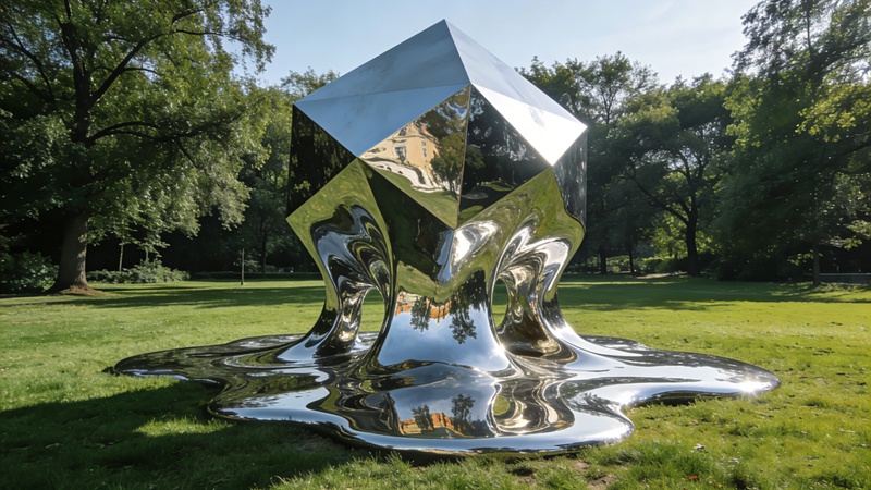 stainless steel sculpture