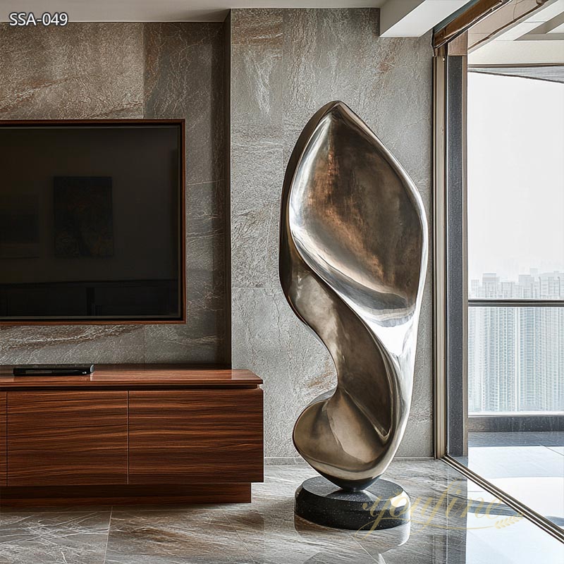 Modern Metal Large Sculpture for Living Room SSA-049