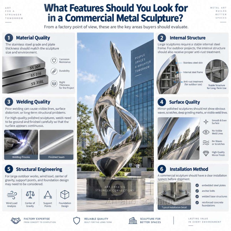 Commercial Stainless Steel Sculpture Buying Guide Commercial Stainless Steel Sculpture Buying Guide