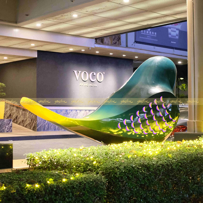 modern bird sculpture