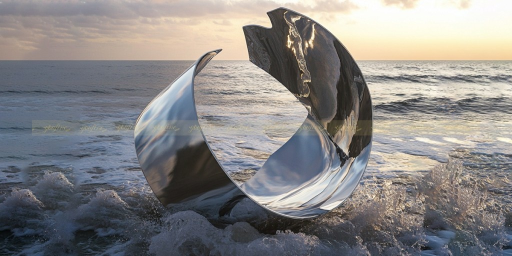 Bespoke Metal Sculptures - - 2 abstract sculpture for seaside
