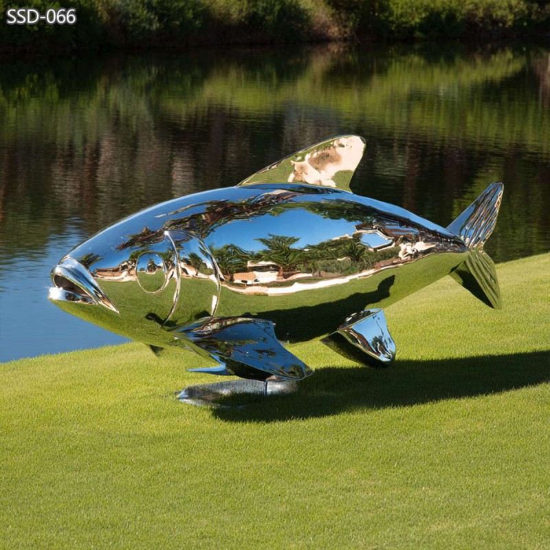 Stainless Steel Fish Sculpture SSD-066