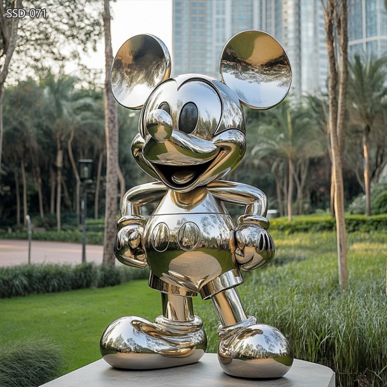 Modern Mickey Mouse Outdoor Statue