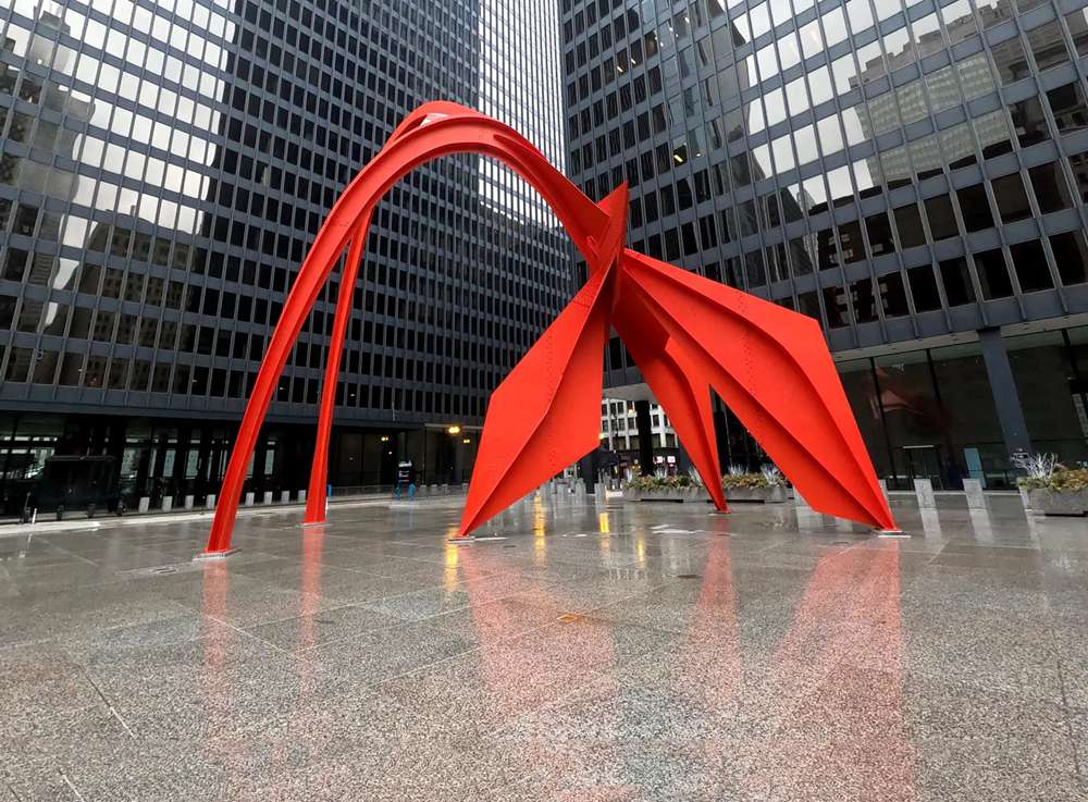 The Photo Source outdoor Alexander Calder abstract sculpture