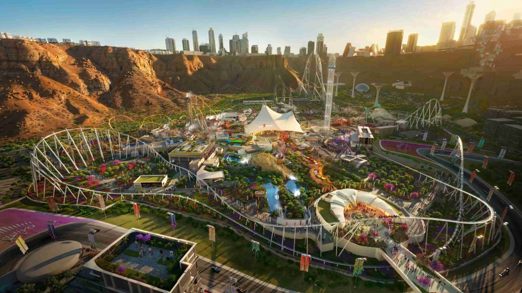 Saudi large Playground in desert