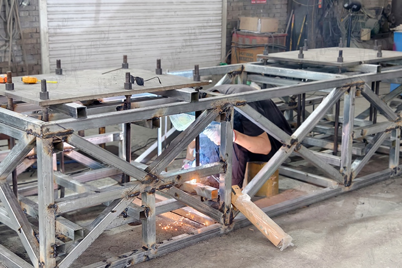 production of Honoring Waitaha People corten steel sculpture project in New Zealand