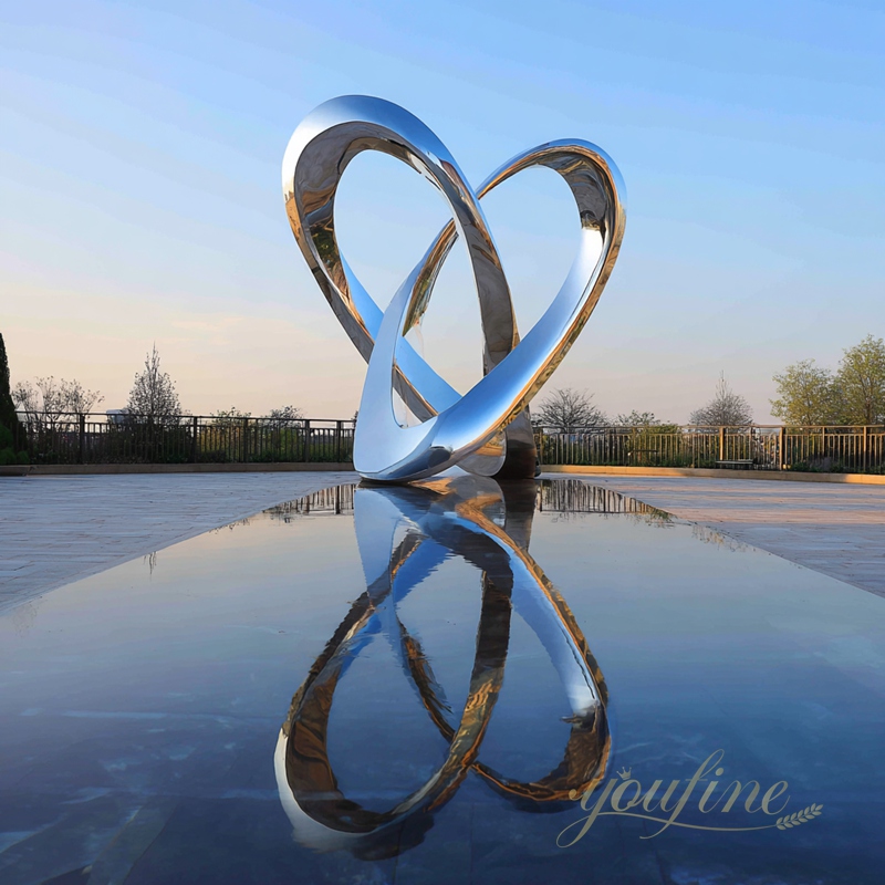 modern Large Outdoor Metal Sculptures for water side