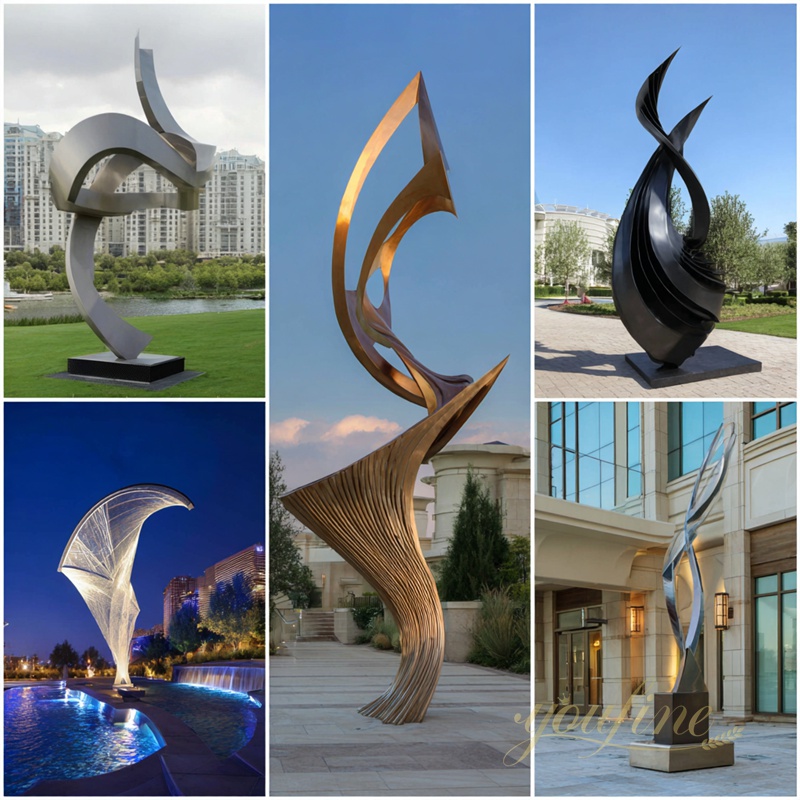some modern Large Outdoor Metal Sculptures