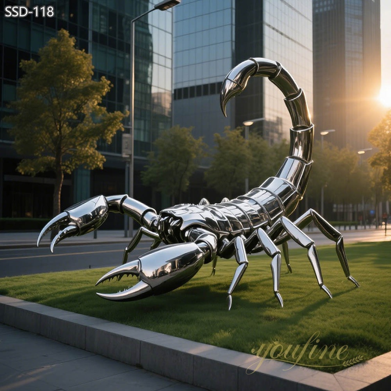 Large METAL Scorpion Sculpture