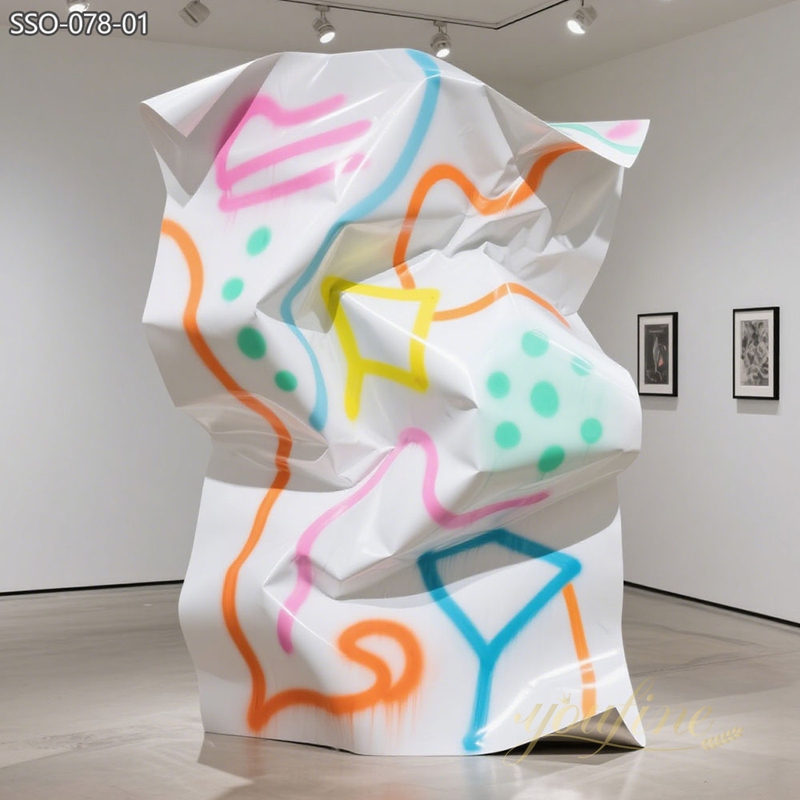Colorful Stainless Steel Cool Modern Sculpture SSO-078