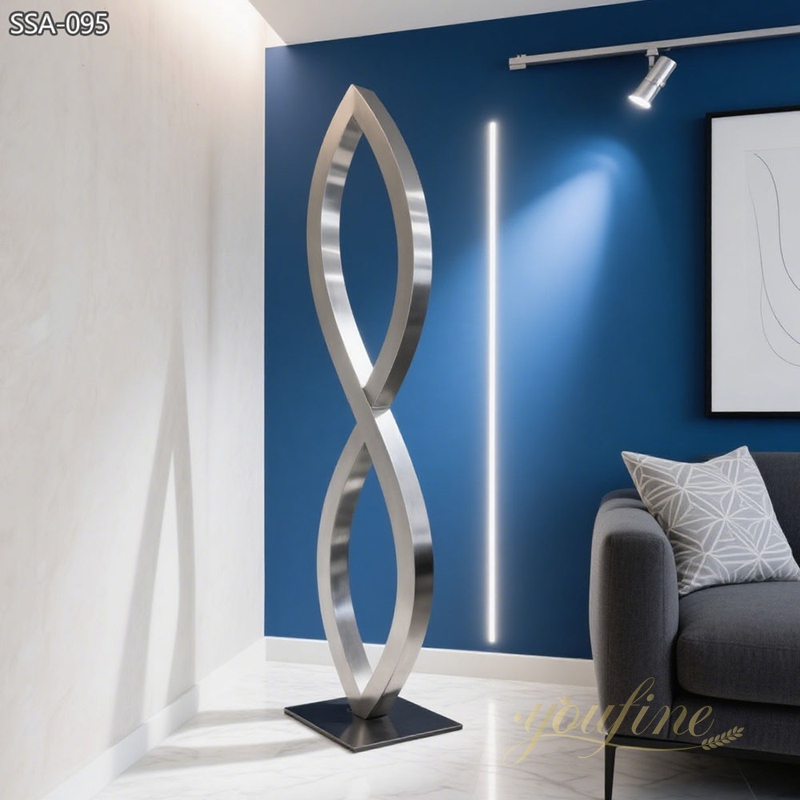 stainless steel Modern Floor Standing Sculptures