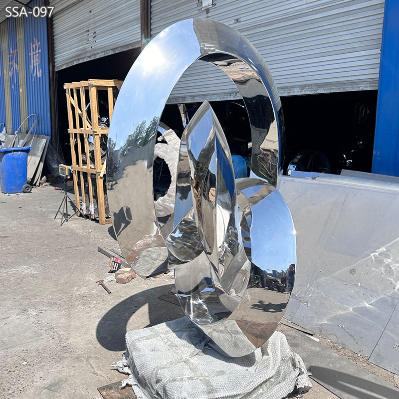 youfine Stainless Entanglements Sculpture for Courtyard