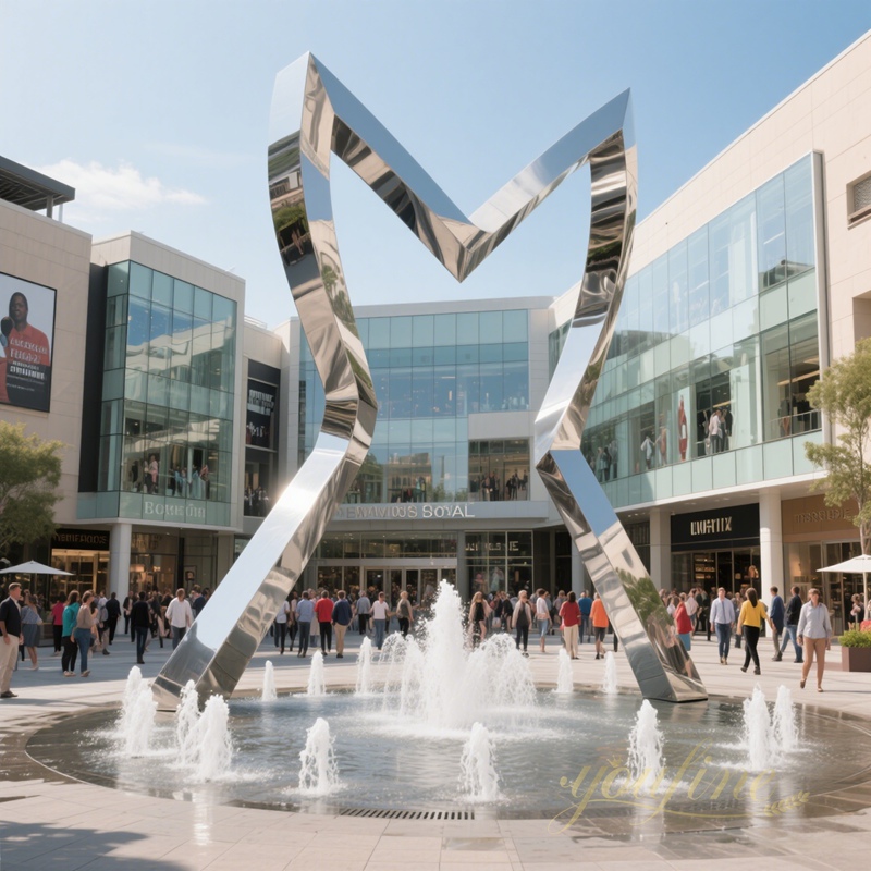 modern abstract outdoor architectural sculpture