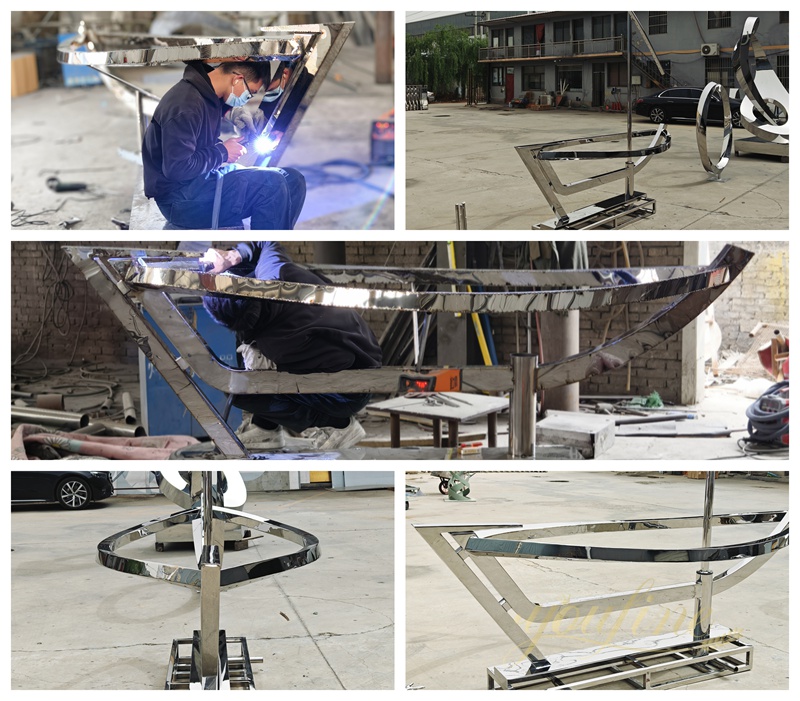 The Real Difference Between Buying Stainless Steel Sculptures in China and the U.S. (You’ll Be Surprised) - News - 7 youfine large Stainless Steel Sailboat Sculpture