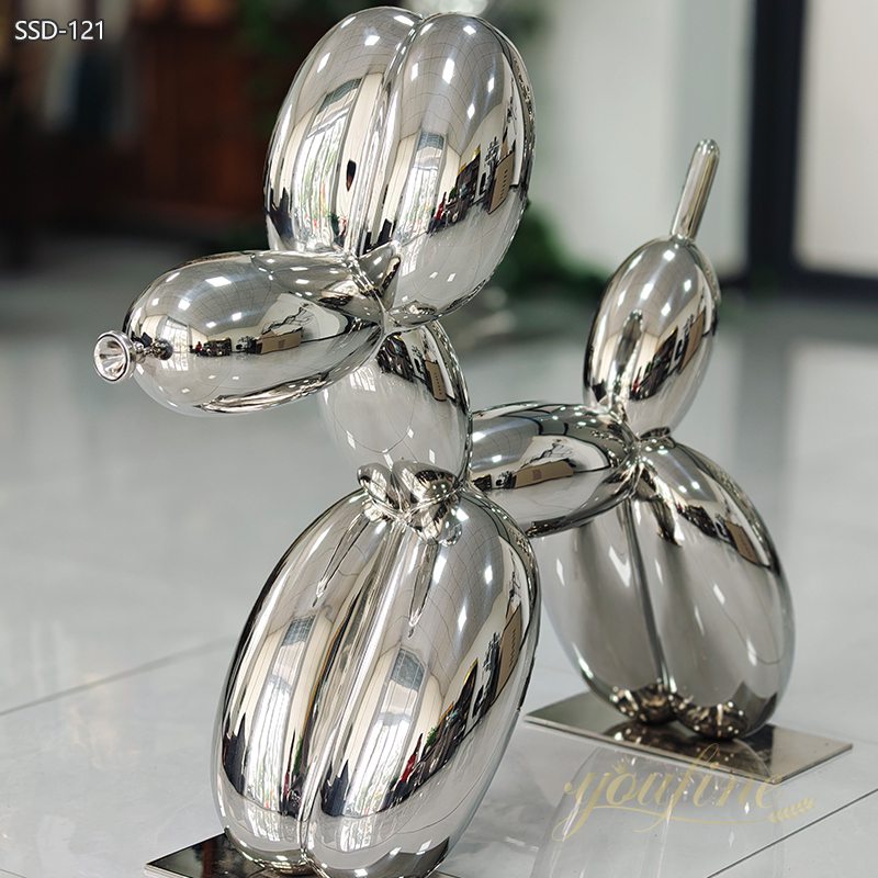 Stainless Steel Silver Balloon Dog Sculpture SSD-121