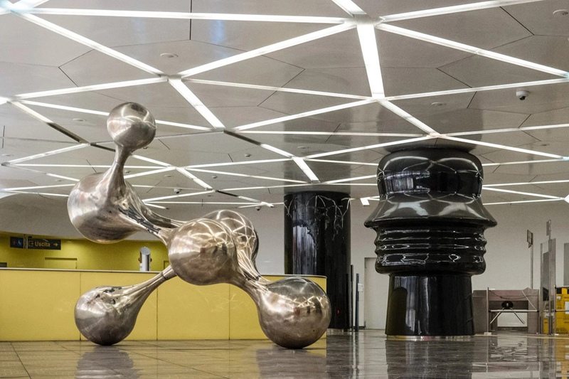 Naples Metro dell’Arte Stations Sculpture