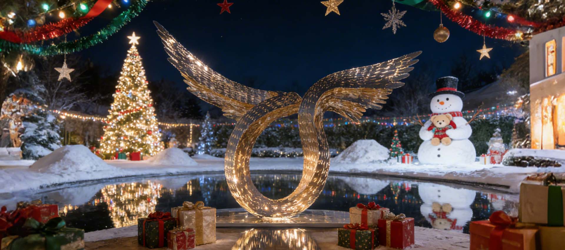 STAINLESS STEEL SCULPTURE