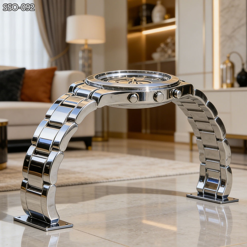 Modern Stainless Steel Watch Sculpture SSO-092