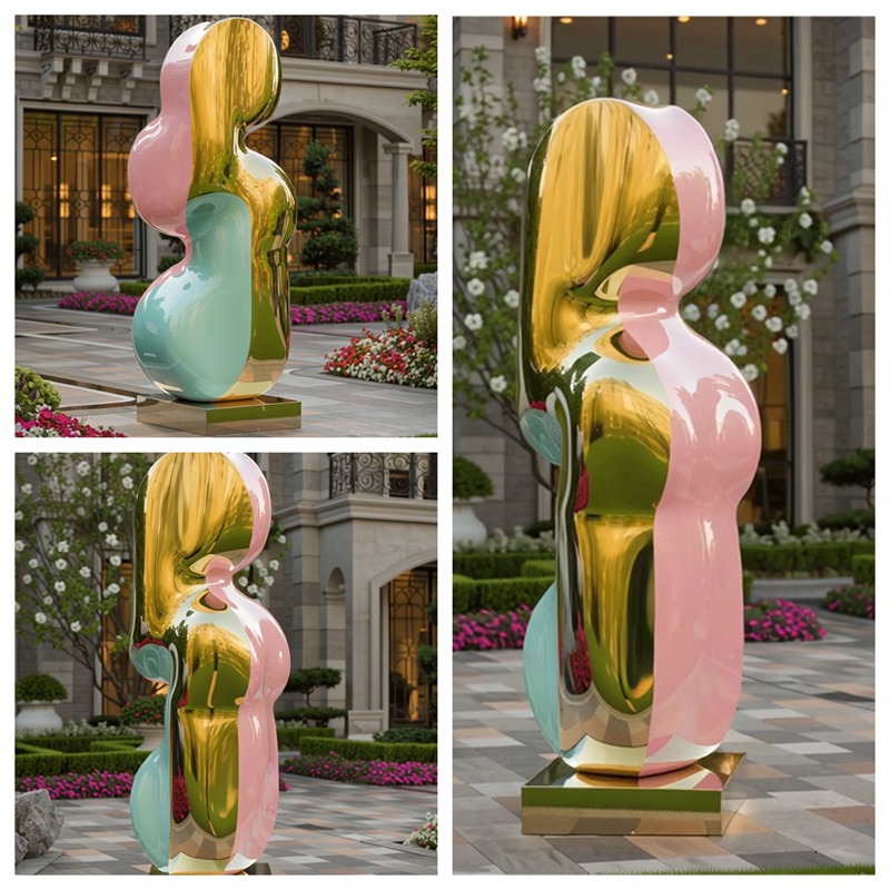 Metal Bean Sculpture