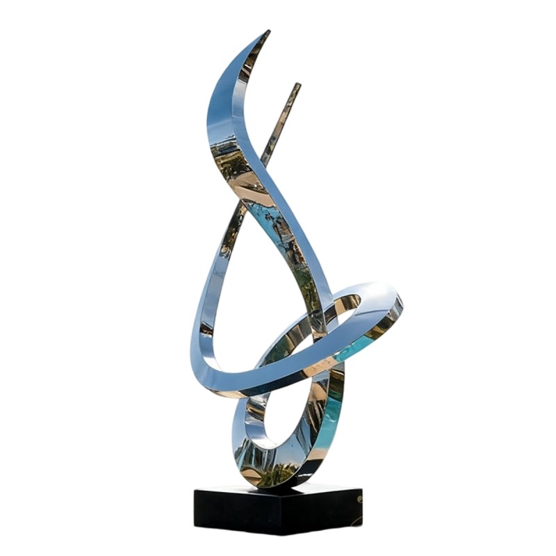Modern Outdoor Stainless Steel Abstract Sculpture for Sale CSS-14 Modern Outdoor Stainless Steel Abstract Sculpture for Sale CSS-14