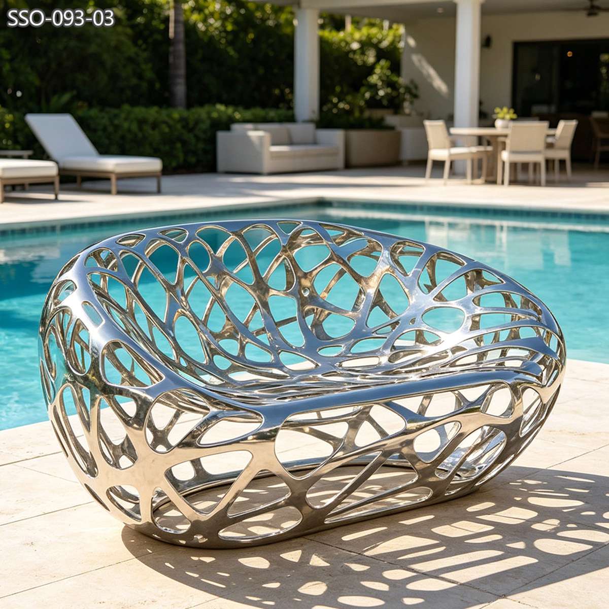 swimming pool  Stainless Steel Outdoor Sofa