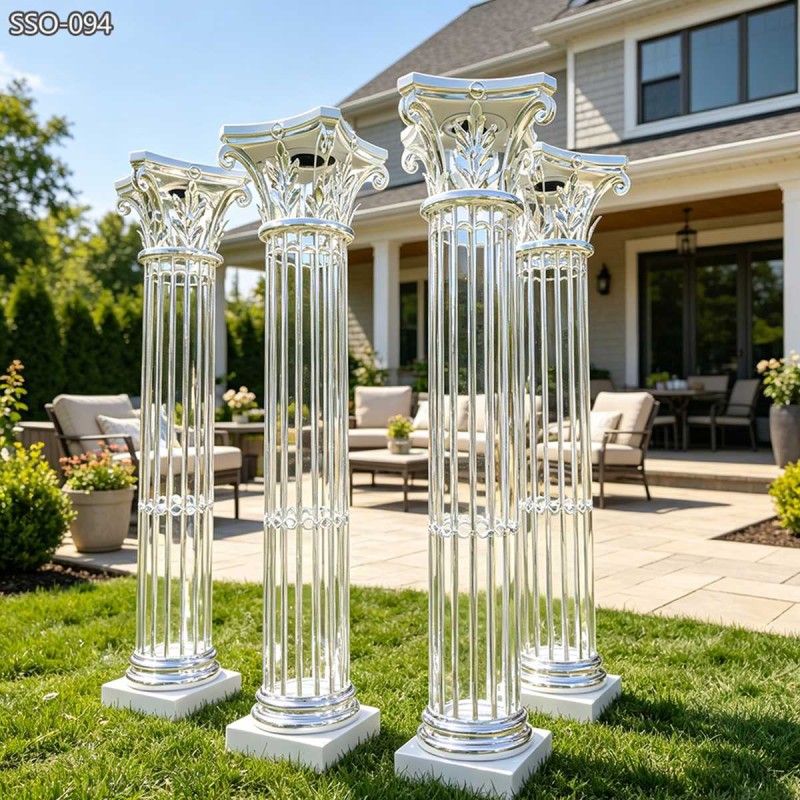 Decorative Stainless Steel Roman Column for Outdoor Landscape
