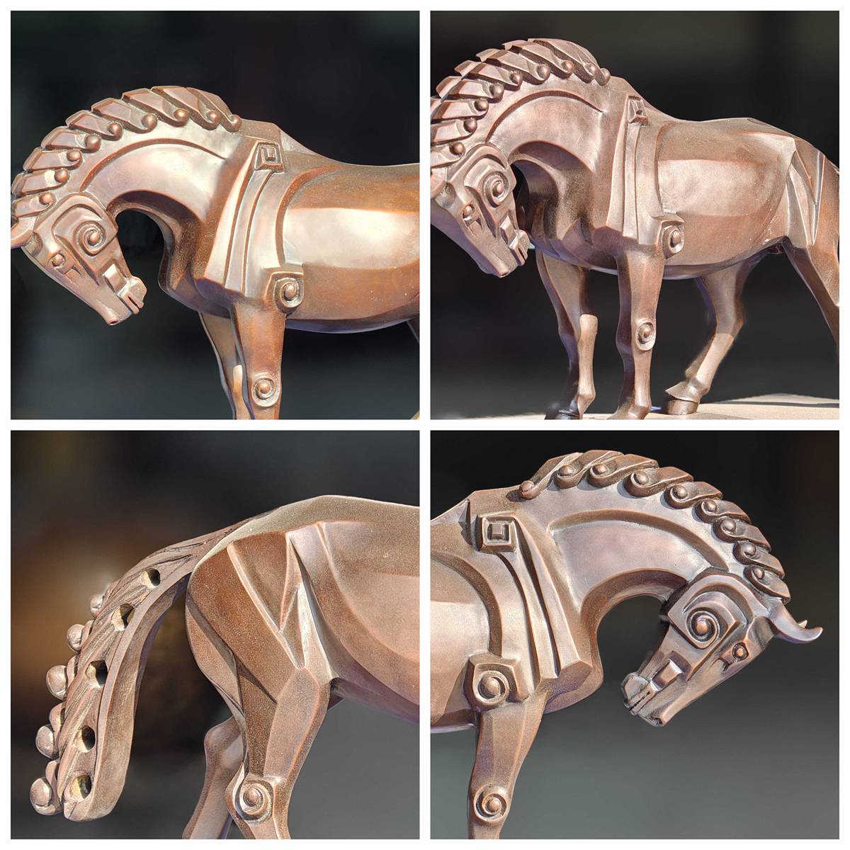 Large Outdoor Abstract Horse Sculpture