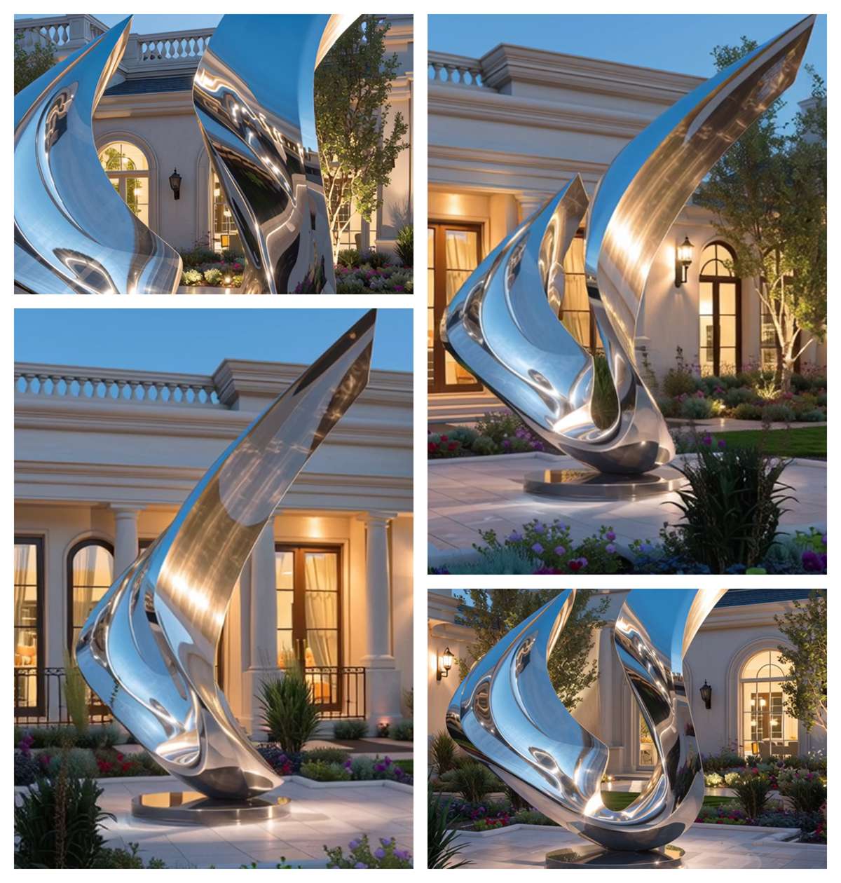 stainless steel Abstract Luxury Sculpture