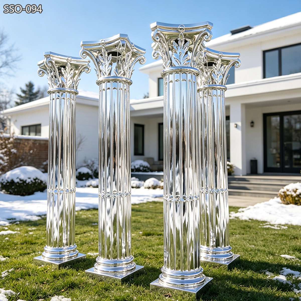 garden Stainless Steel Roman Column