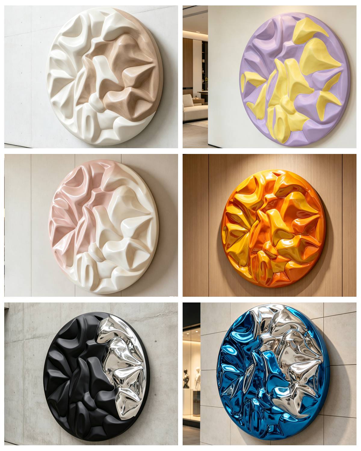modern art wall sculpture
