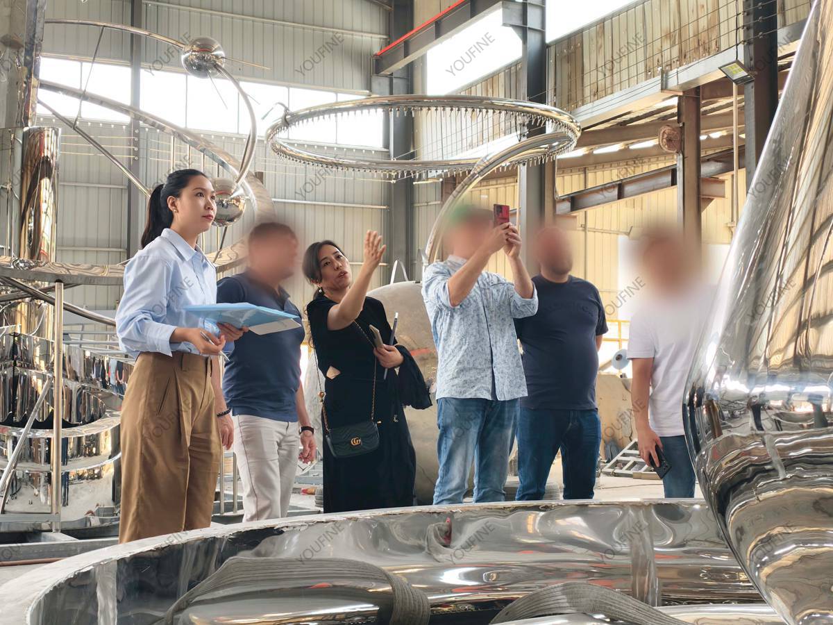 Moscow Public Park Sculpture Project - - 20 Client Factory Visit Approval
