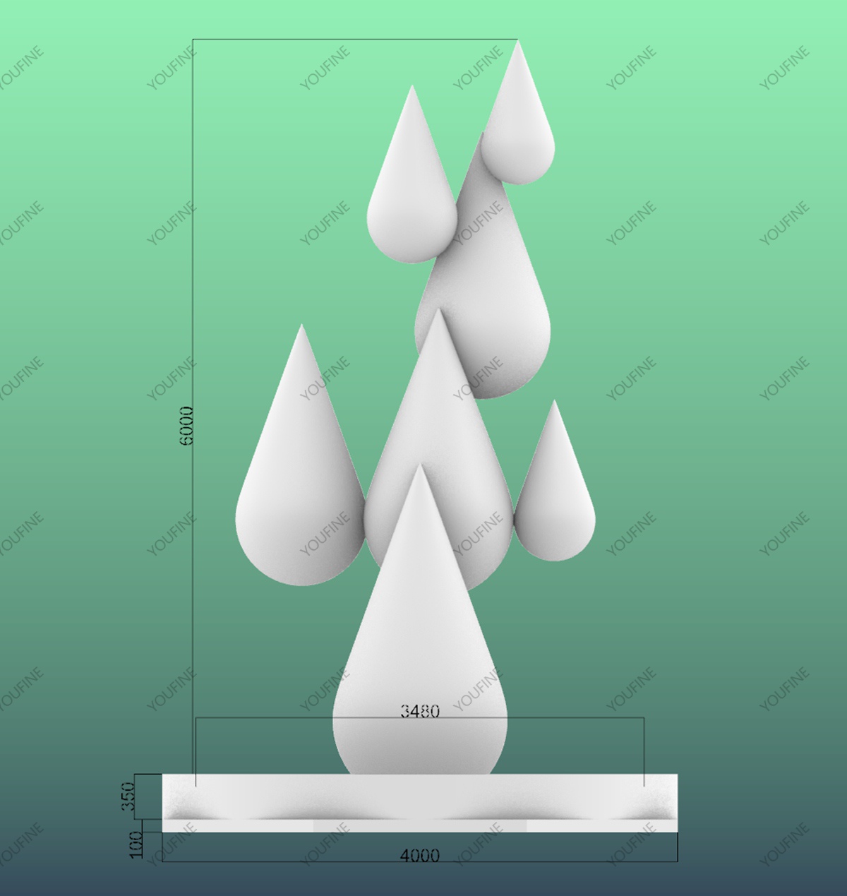 Moscow Public Park Sculpture Project - - 5 Surface effect and detail review