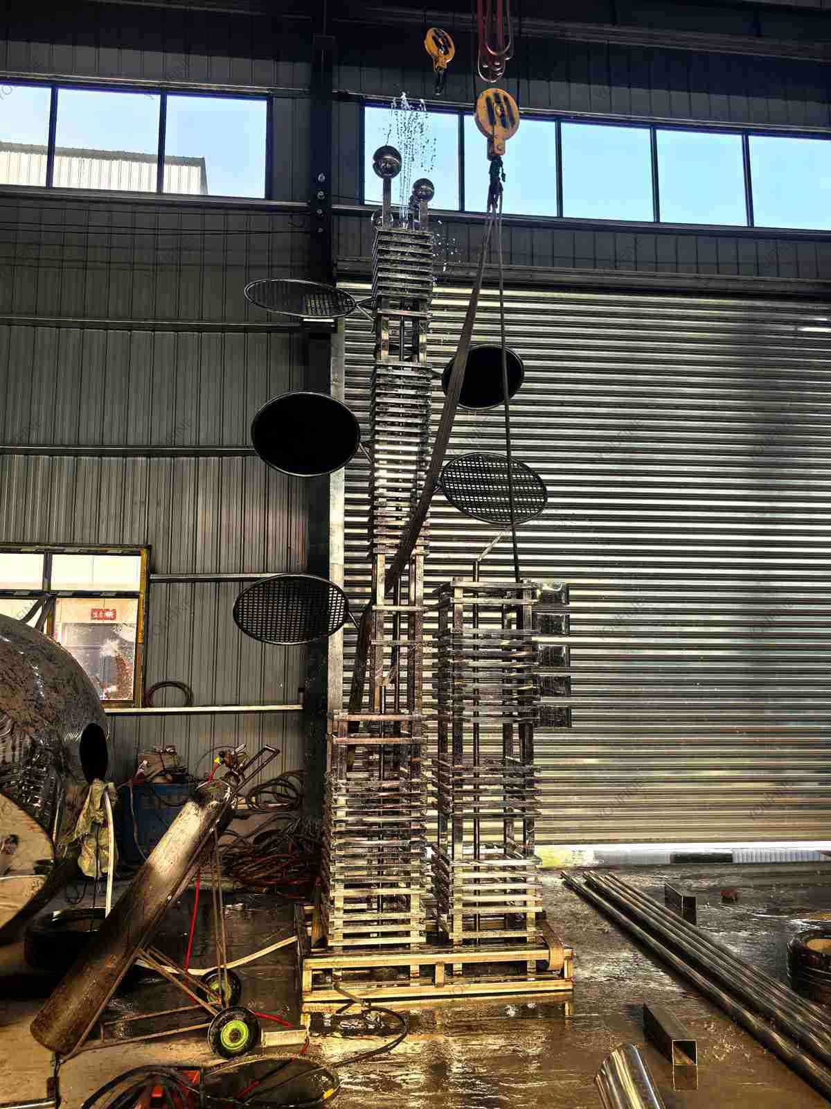 Moscow Public Park Sculpture Project - - 18 Production process for Russian park sculpture project