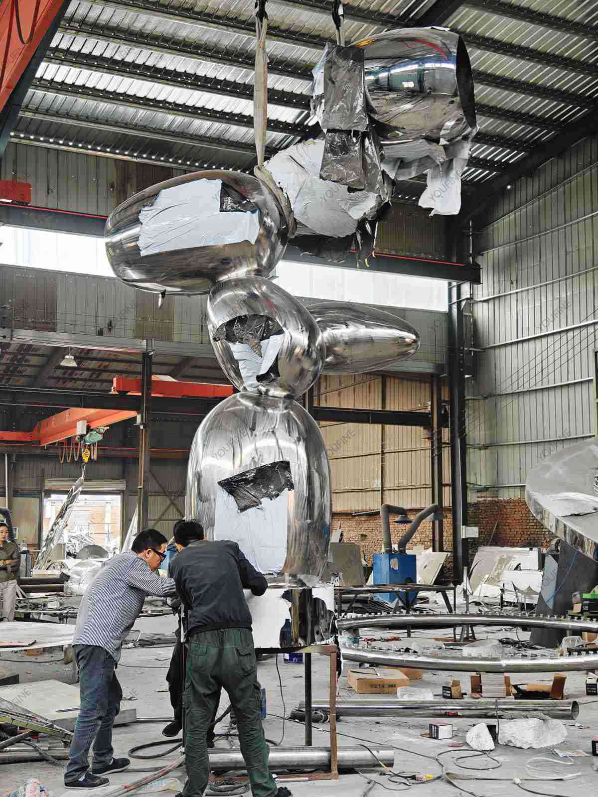 Moscow Public Park Sculpture Project - - 16 Production process for Russian park sculpture project